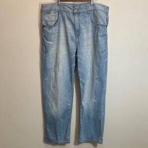 Rocawear Light Blue Relaxed Men Jeans